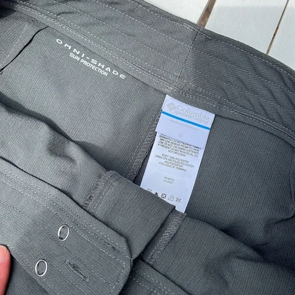☀️Columbia Omni-Shade Gray Skirt/Skort Size 6 - Picture 2 of 5